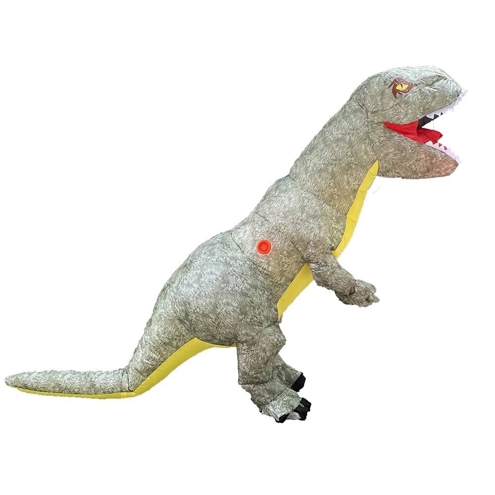 New Style Halloween Costume Adult Size Suit Full Body Inflatable T-rex Dinosaur Costume