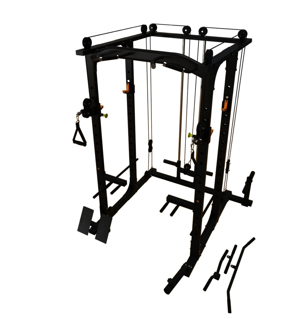 All in One Sports Equipment Multi Function Cable Machine Gym Equipment Power Rack Comprehensive Fitness Exercise