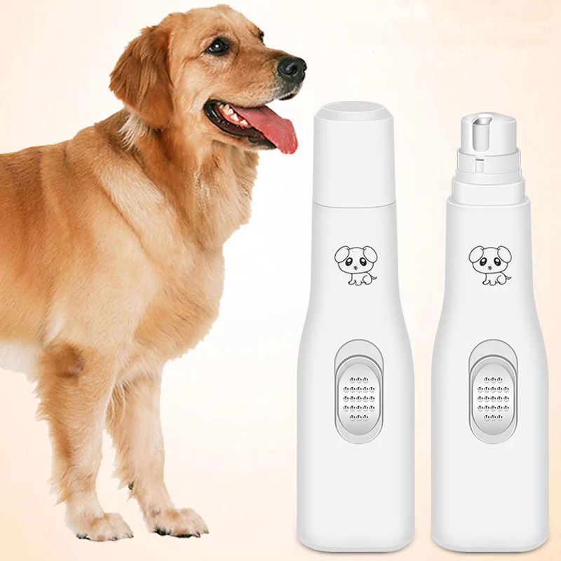Hot Selling Portable Professional Dog Cat Electric Pet Nail File Trimmer Grinder Pet Cleaning
