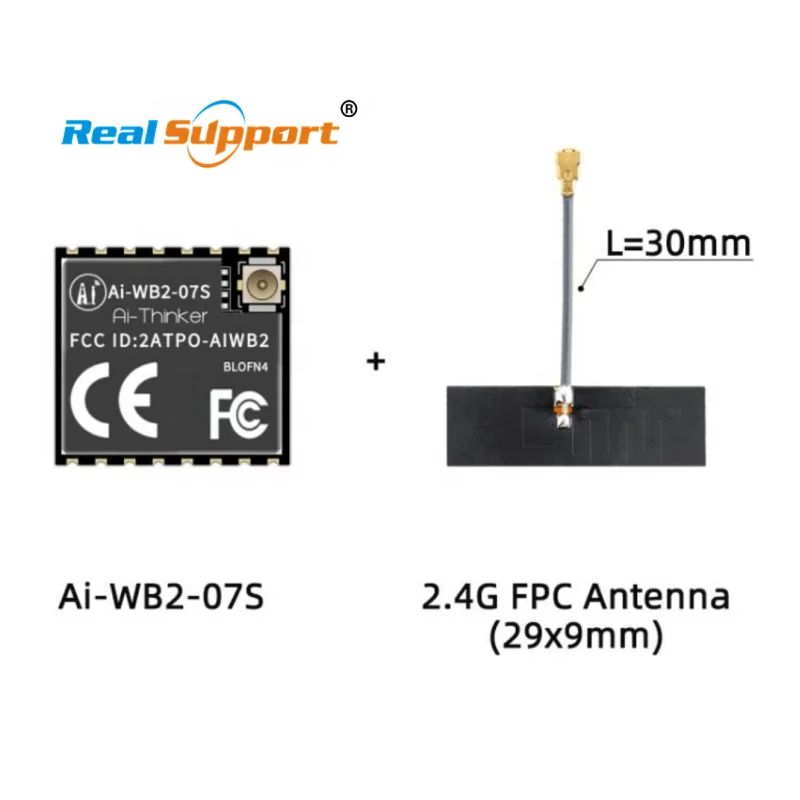 Ai-Thinker Original Ai-WB2-07S module with BL602 chip WiFi BLE5.0 combo use for smart devices