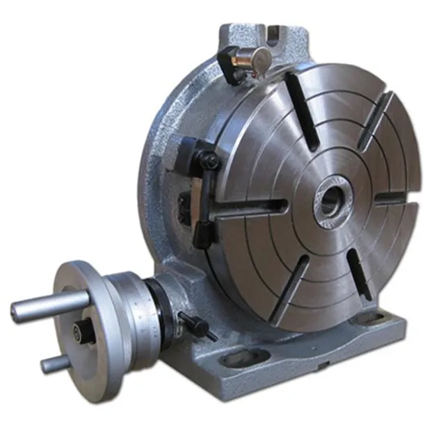 
famous brand Universal T13250B Hor.&Vert.4th axis tilting motorized welding CNC index Rotary Table 250mm 