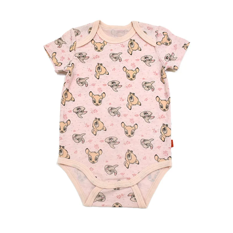 Bulk buy Infant Clothes Baby Cute Short Sleeve Girl Romper Organic Cotton Baby Bodysuit