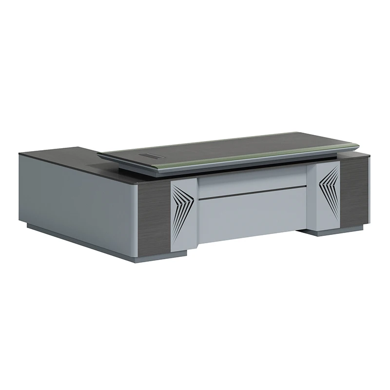 Hot Selling Furniture Medium Density Fiberboard Wooden Cheap Station Desk Office Executive Table Office