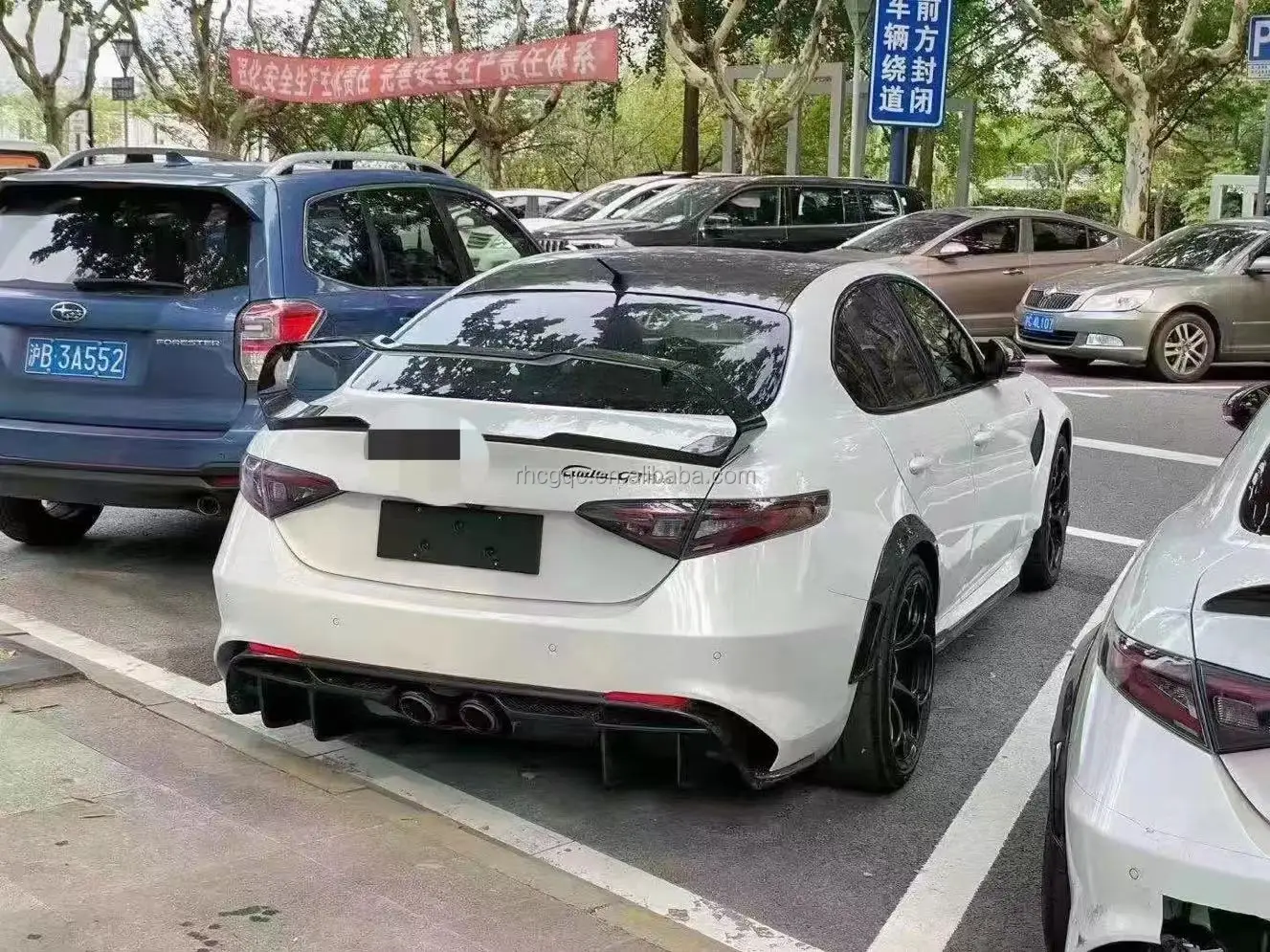 Новый продукт для корпуса alfa Romeo Giulia обновленные GTAM передние и задние