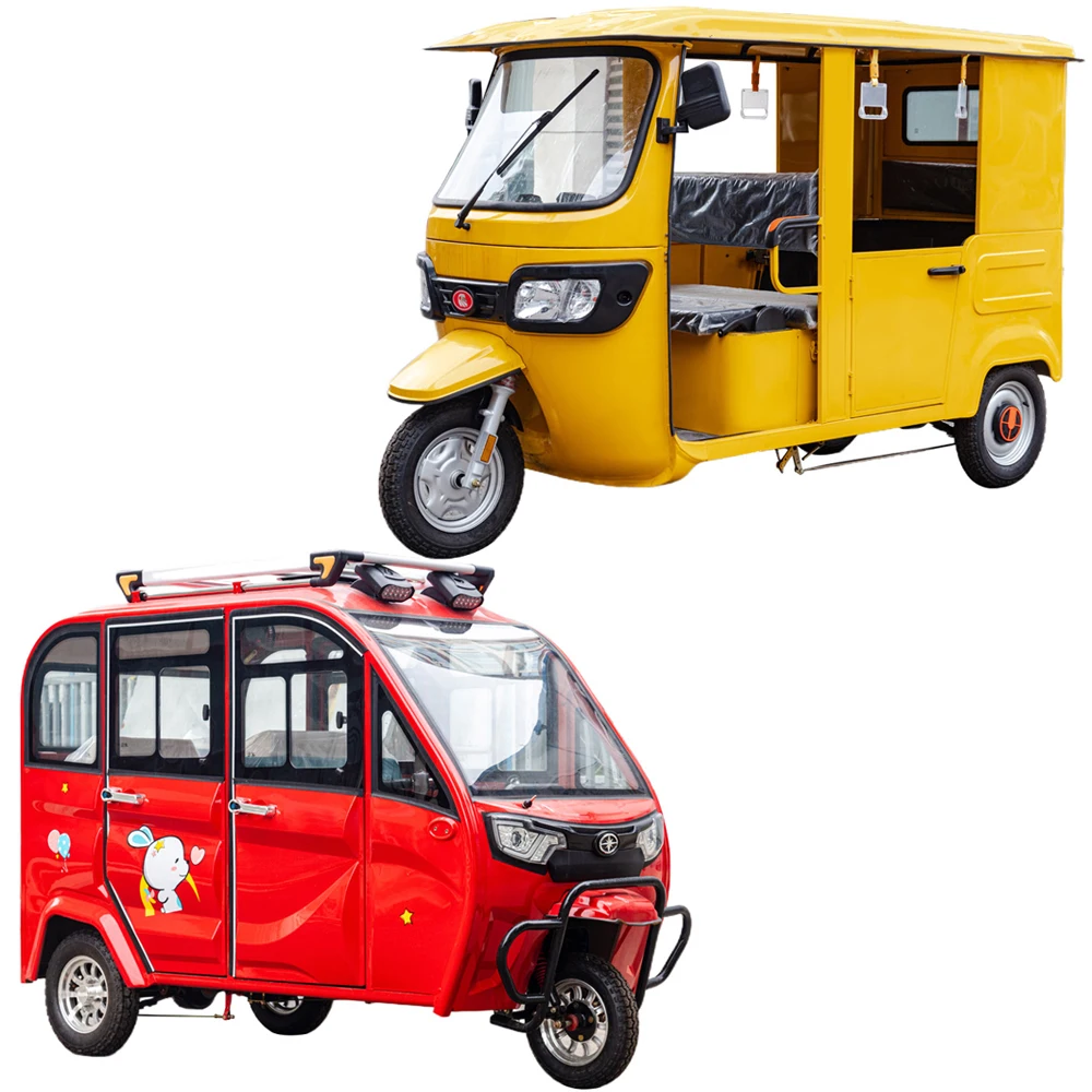 Электрическая рикша, 4 пассажира, Электрический трехколесный велосипед в Индии, продажа, Электрический Тук-Тук, экскурсионный Электрический трехколесный велосипед