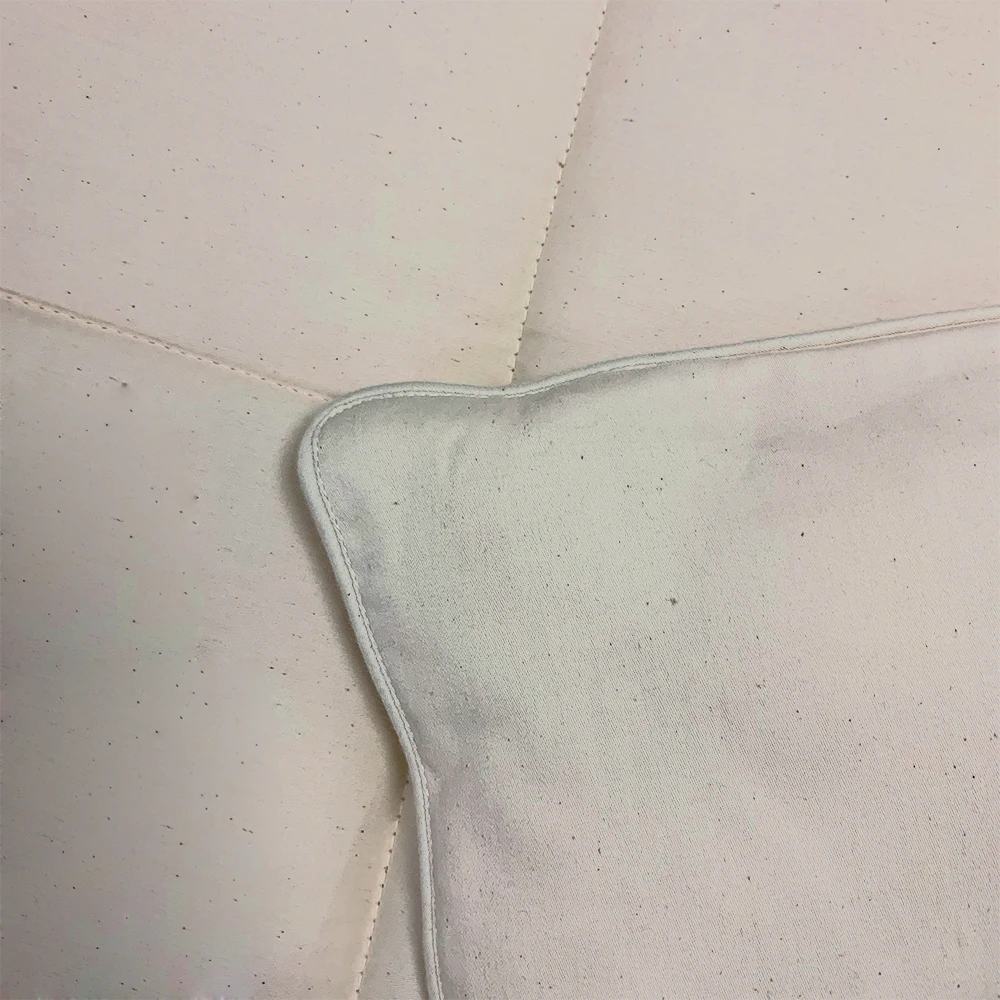 High quality natural wool filling cotton fabric bedding comforter bed