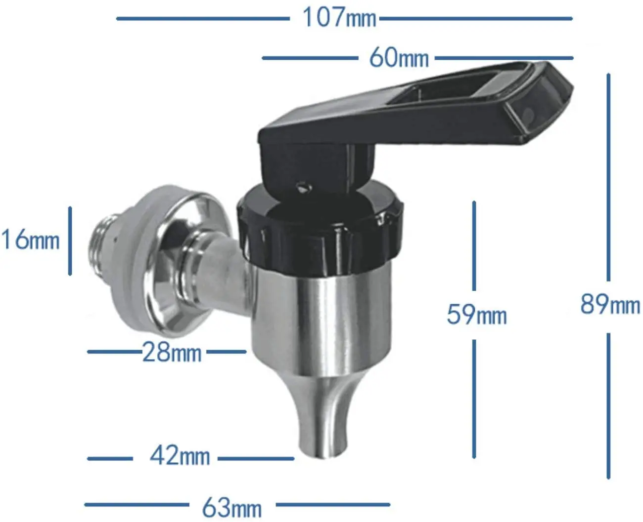 
Factory manufacturing 304 stainless steel drink dispenser Tap /Faucet for Soda / Beer with factory price Drink Dispenser tap 