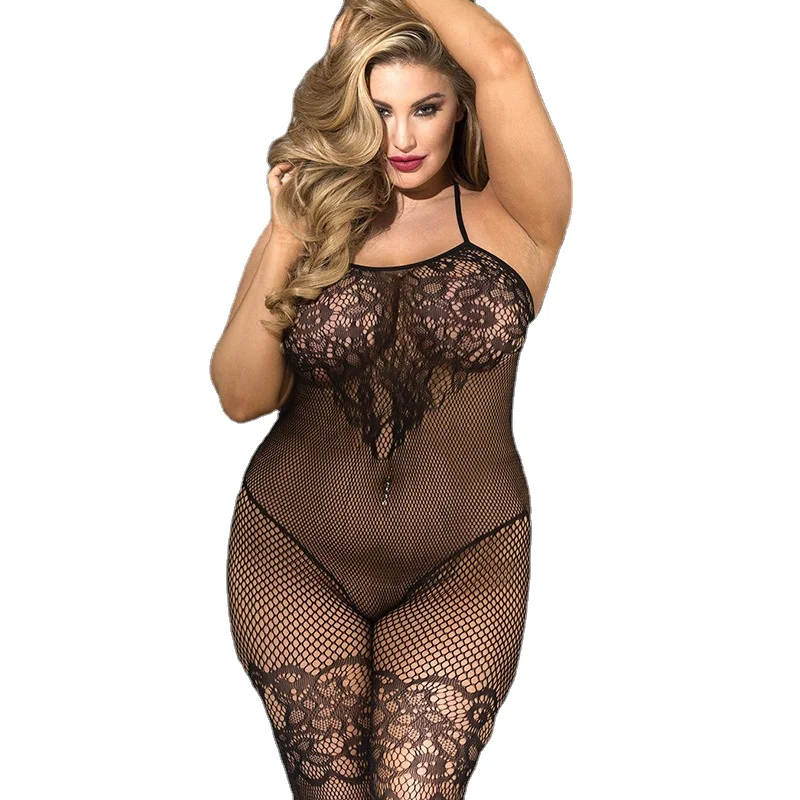 2022 New Sexy Fun Suit Large Size Hollow Perspective Sexy Bodysuit Tight Uniform Temptation Sexy Lingerie Sexy Lingerie