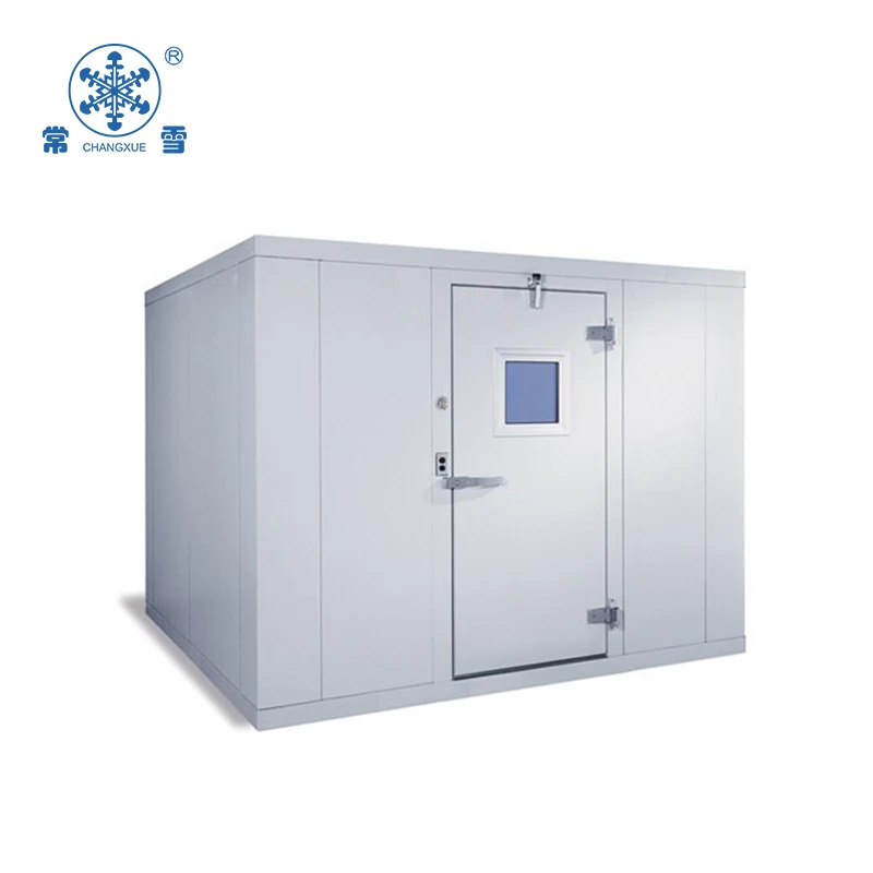 Cold chamber with stainless steel security doors