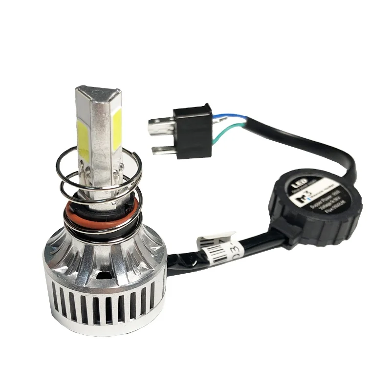 2021 H4 BA20D H6 COB 3-стороннее освещение мотоцикл LED огни лампы для передних фар luz para система освещения мотоцикла Фарос led para заездов