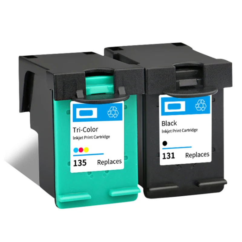 Compatible HP C8765HE 131 C8766HE 135 Ink Cartridge for HP Deskjet 460 5740 5940 6520 6540 6620 Photosmart 2570 2600 2700
