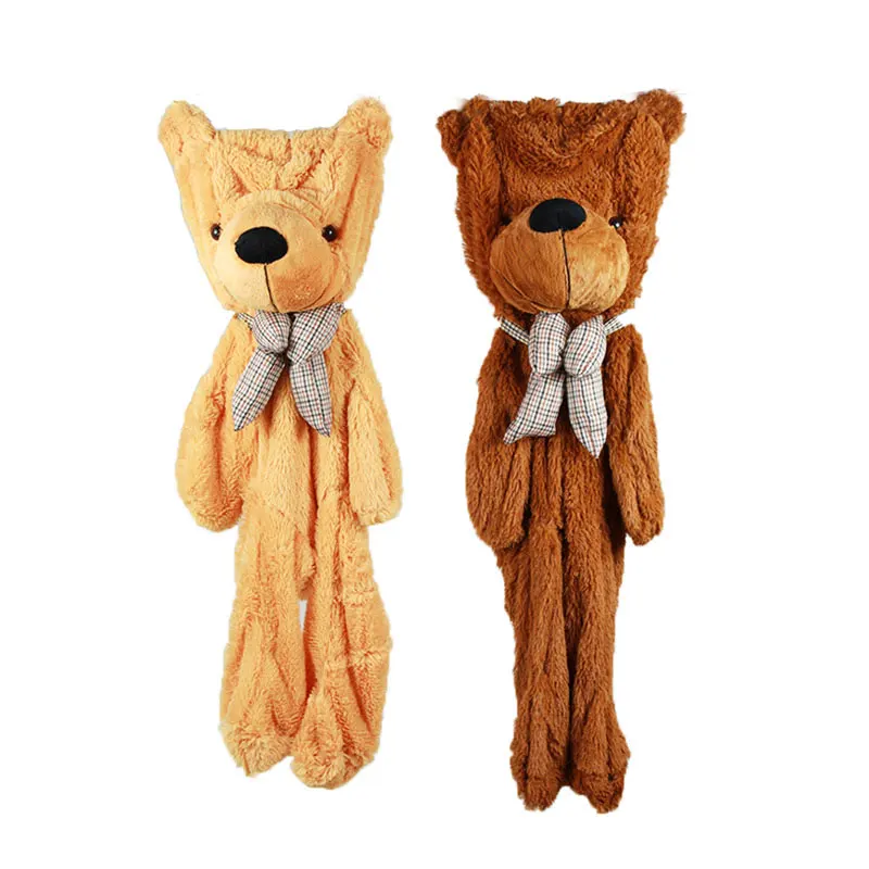 Factory custom Giant Lifelike animal Teddy Bear toys/Unstuffed Plush bearskin Shell