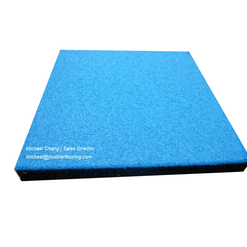 Outdoor colorful Non-slip durable garden rubber tile