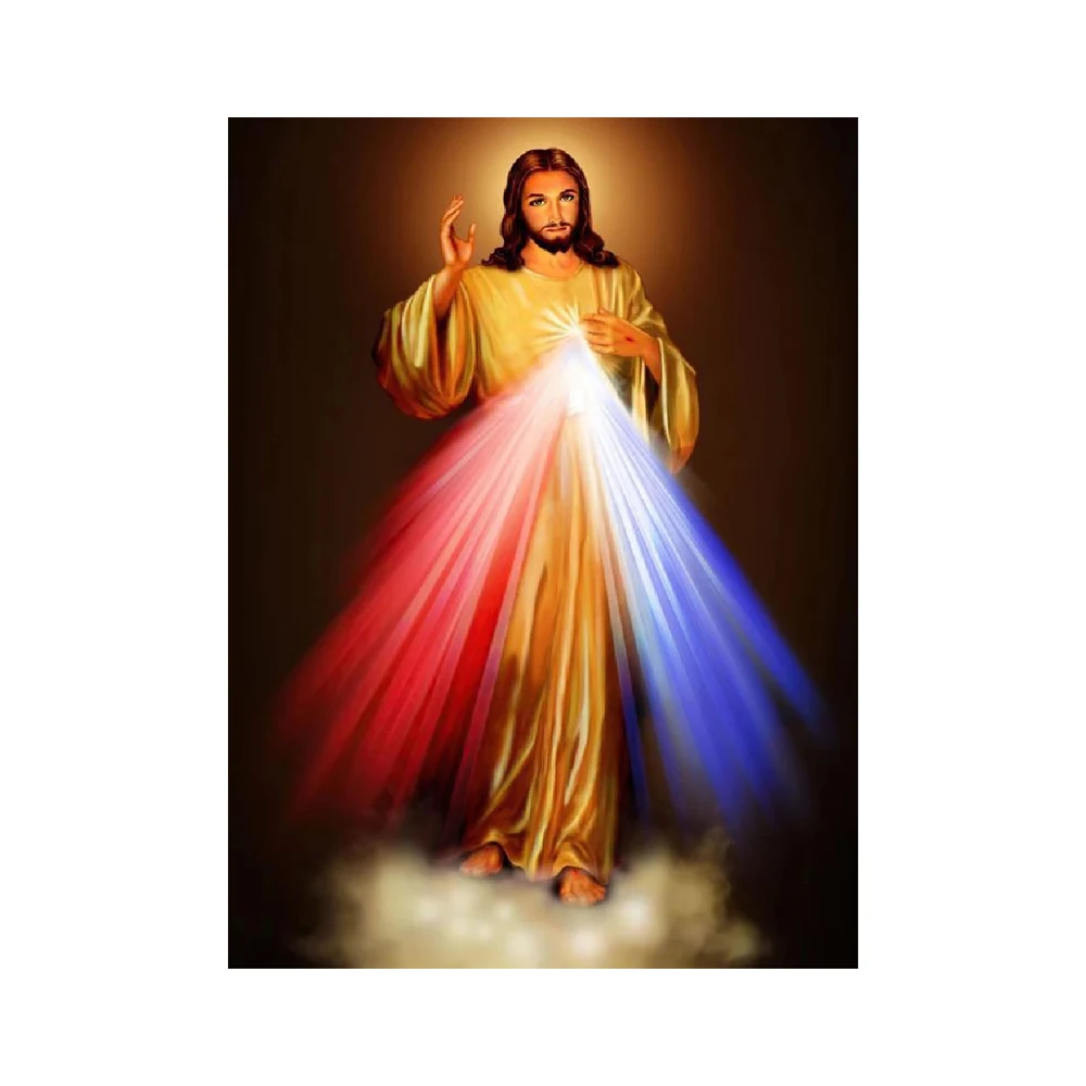 Religious 5D Diamond Embroidery Merciful Jesus Image Mosaic Embroidery Y625
