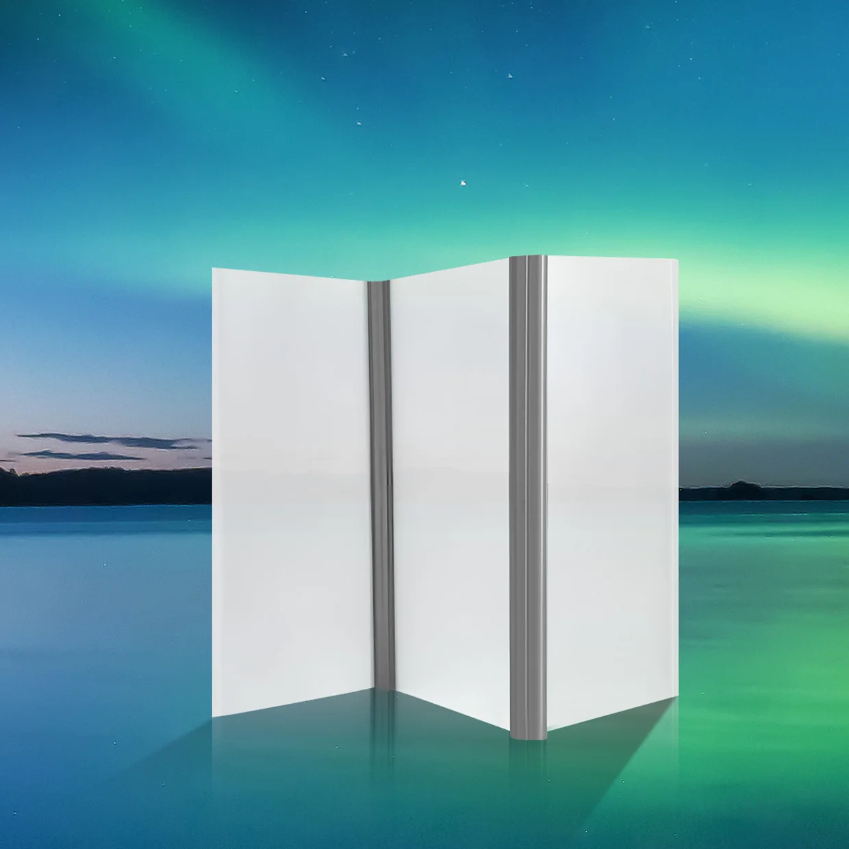 Crystal PC board frosted white meshes-Collapsible Screen Door Mesh Sheets