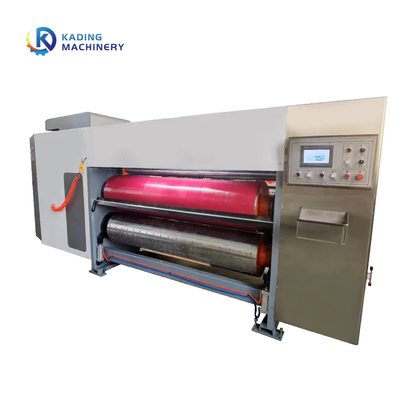 Automatic Corrugated Carton Boxes Multi-color Printer Slotter Rotary Die Cutter Machine