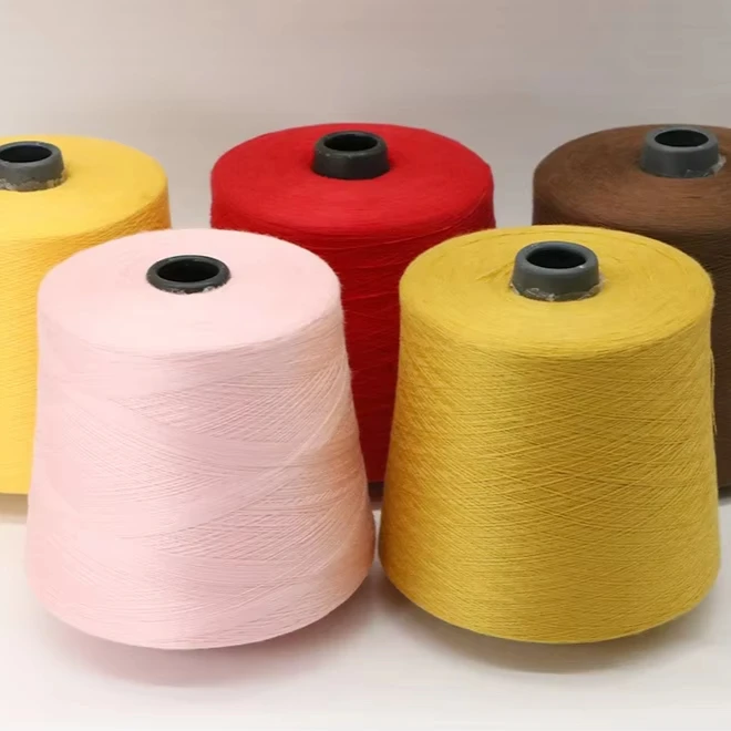 Xinglin Popular Wholesale 28S/2 50% Viscose 29% PBT 21% Nylon Yarn For Knitting Machine Cool Yarn For Summer And Spring