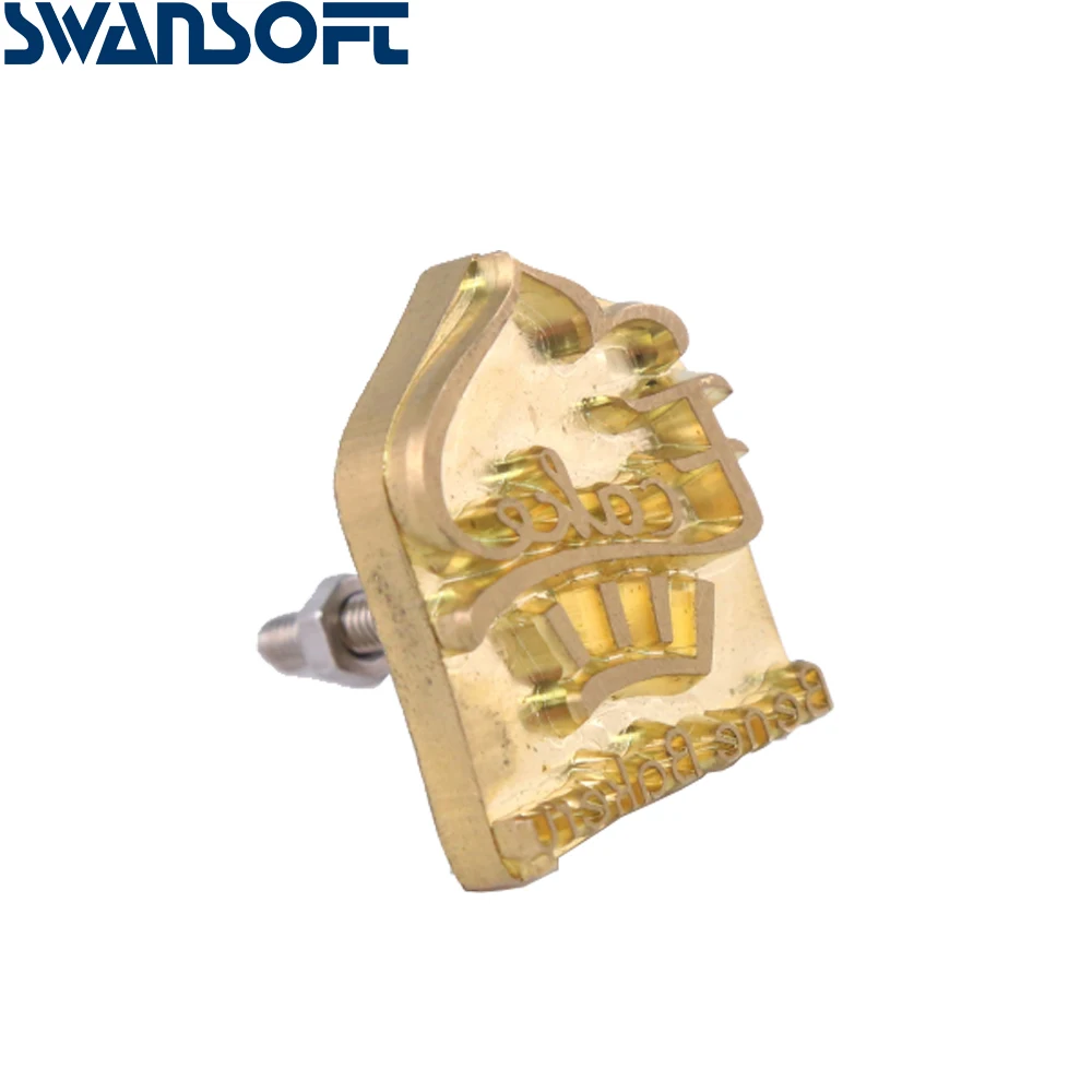 5x2CM Brass Flexible Letters CNC Engraving Mold for Hot Foil Stamping Machine Number/Alphabet/Font Character Mold