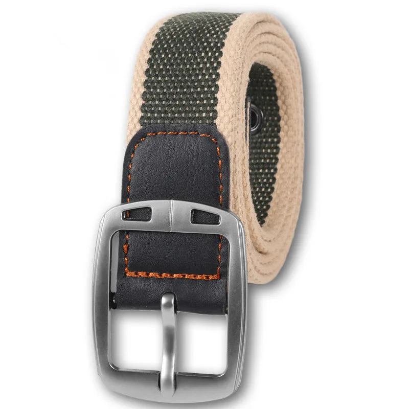 Popular Alloy Buckle Hot Versatile Casual  Belt Leisure Sports Belt  Men Canvas Belt
