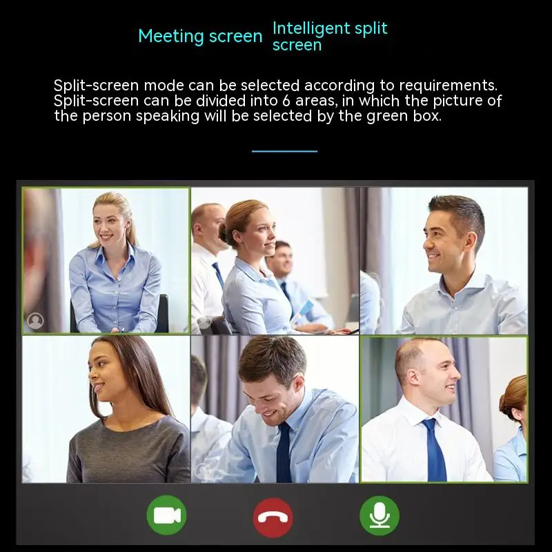 4k High Definition All in One Webcam Audio and Video Camera with Built-in Microphones and Speaker