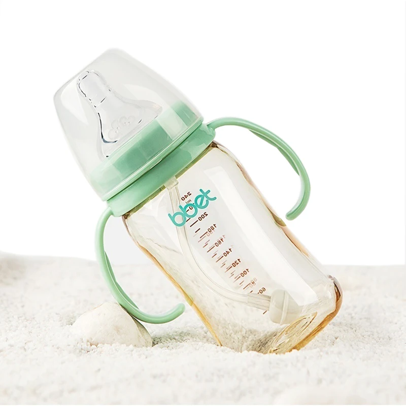 big wide neck straw nursing feeding baby bottles teat kit in bulk with formula dispenser