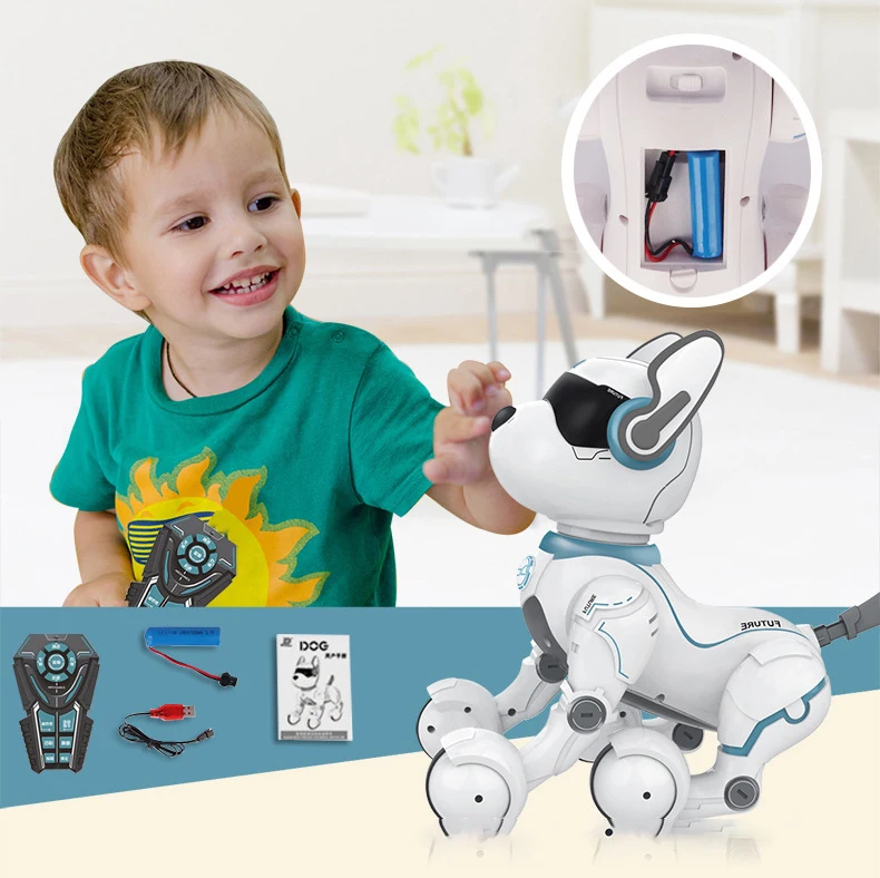 Toys Robot Dog Light For Kids Intelligent Educational Smart Rc Electronic Remote Control Dancing For Kid Giocattolo Toy Robots