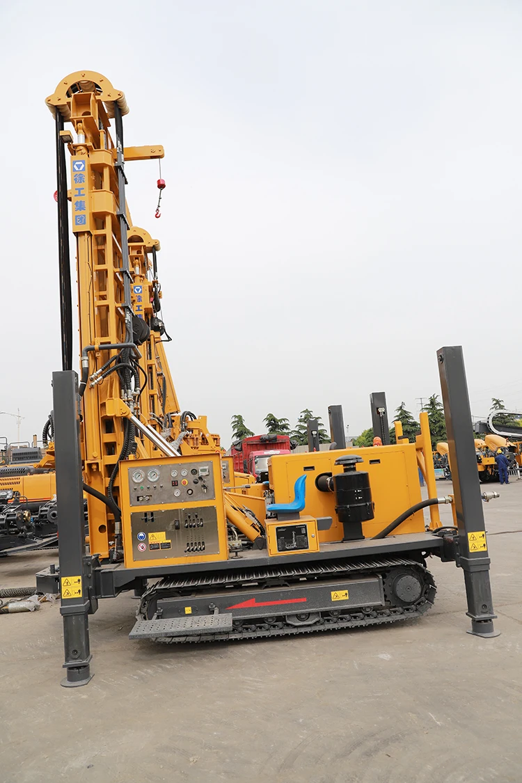 XCMG crawler type water well bore hole drilling rig XSL5/260 portable borehole water well drilling machine rigs