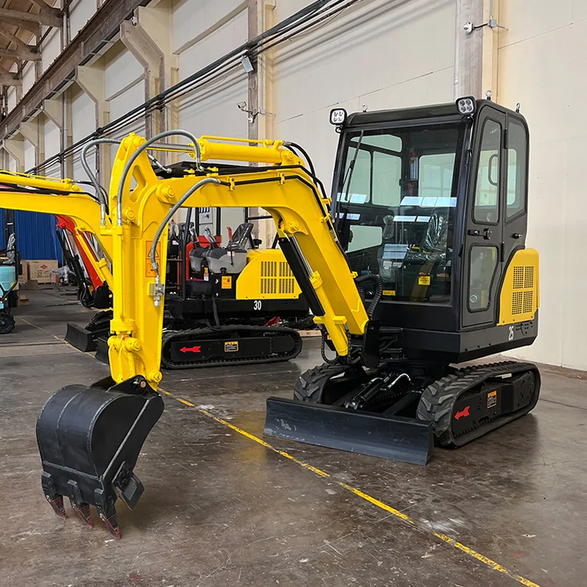 Free Shipping Multi EPA Engine 1 Ton Mini Excavator machine Farm Digger Chinese 3 ton China Excavator