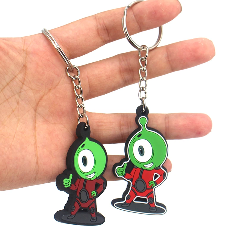 Free Samples Custom Cheap Key Ring Chain Floating Key Chains Boats Injected 2D  PVC Key Chain For Promotion Gifts