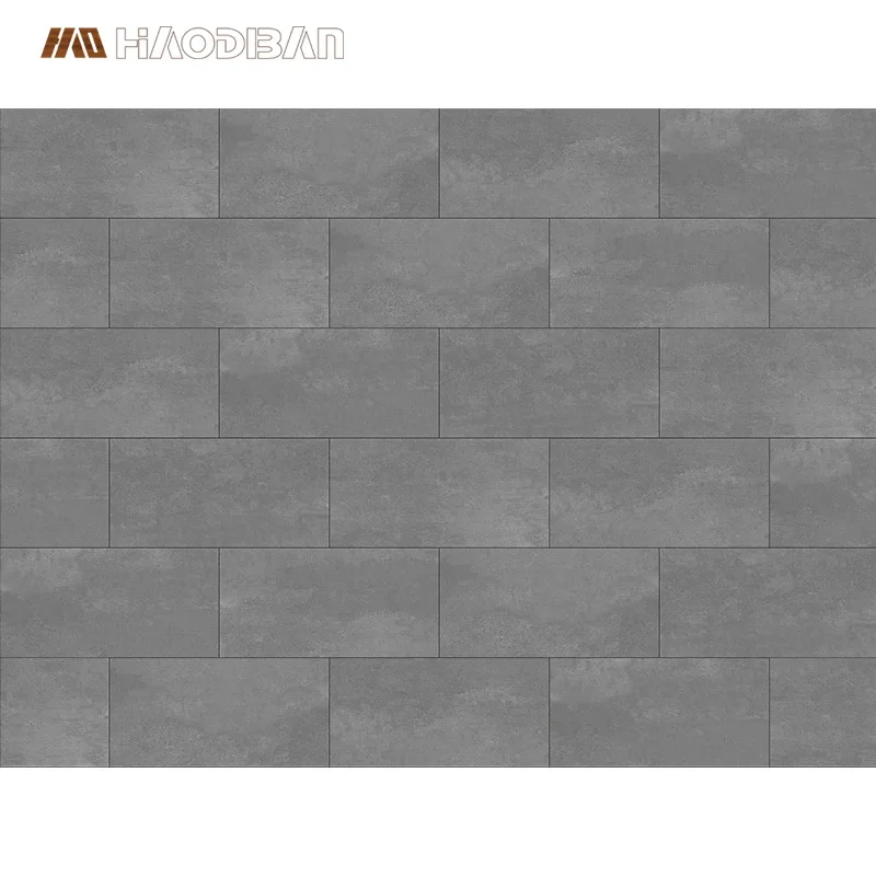 12*24 Marble Cement Grain SPC 4mm-8mm Concrete Flooring SPC Click Lock Vinyl Floor Tiles