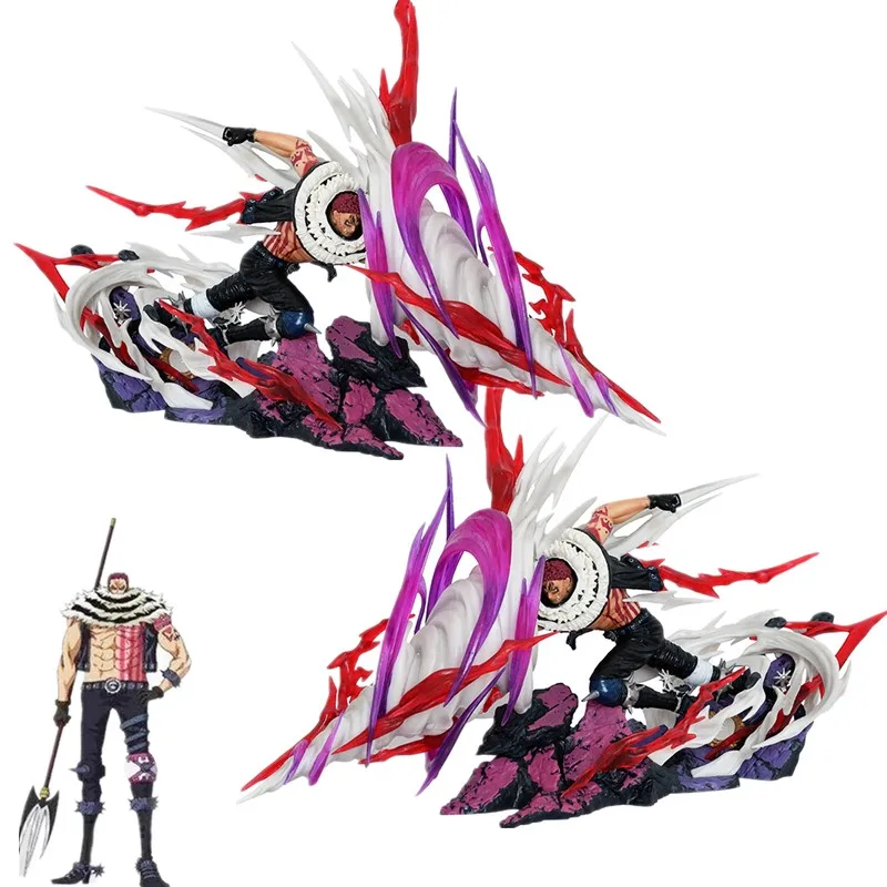 23CM Anime Figure Charlotte Katakuri Figurine 1 Piece BIG MOM PVC Anime Figuras Japanese Model Toy Doll Anime Statue