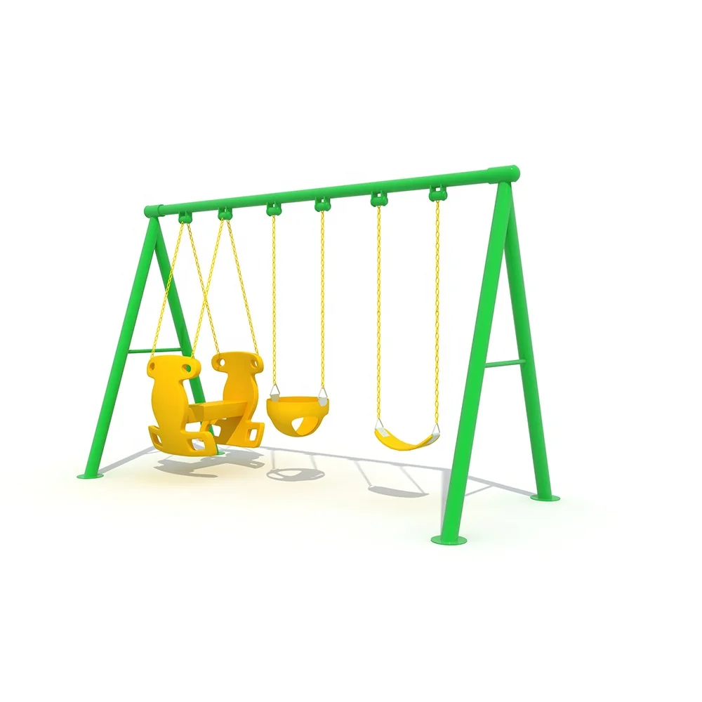 swing set children outdoor garden toys backyard playground wooden set slide water play area pastel playhouse