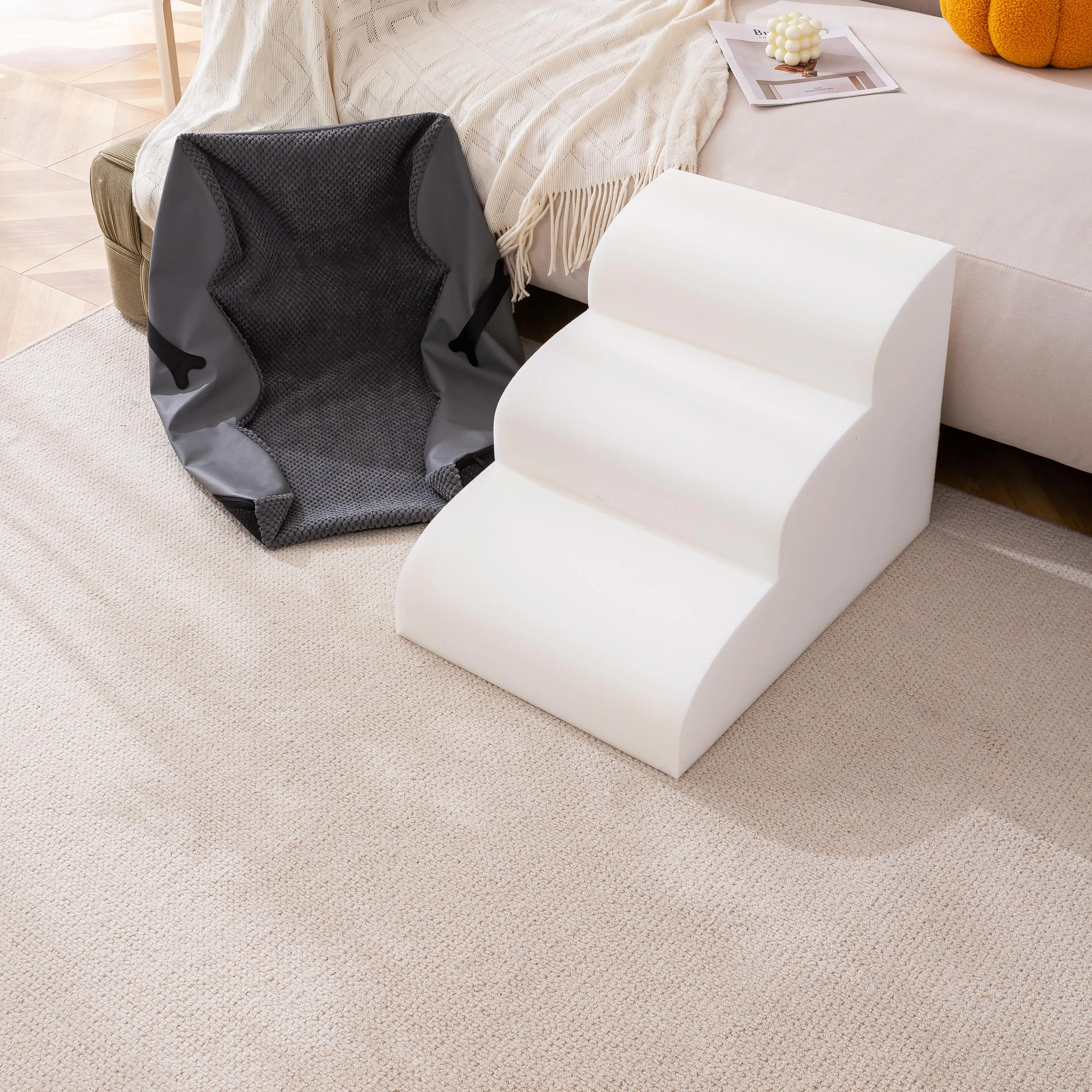 Портативные лестницы для домашних животных использования в помещении-легкая и регулируемая лестница небольших помещений