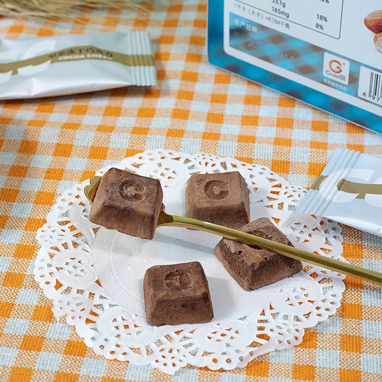 Low Calorie Freeze Drying Chocolate Fitness Snacks Hot Selling Chocolates Direct Sugar Free Almond Chocolate