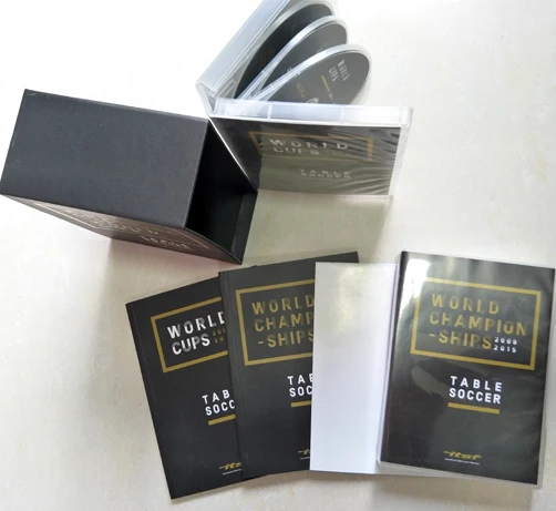 16pcs WORLD CUPS&WORLD CHAMPIONSHIPS DVD9 with books packaging in Display slipcase Box