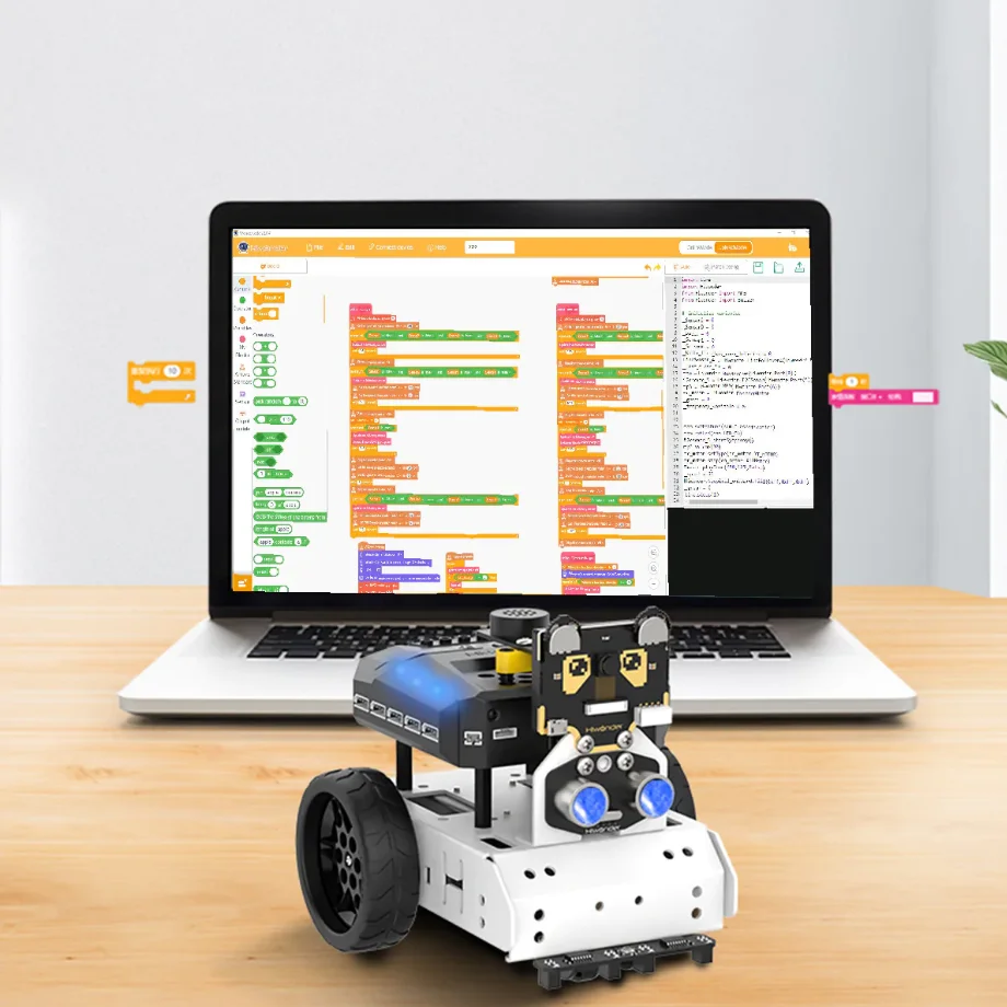 Educational Robot Kit Line Following Robot Car with AI Recognition Function for Robot Learning