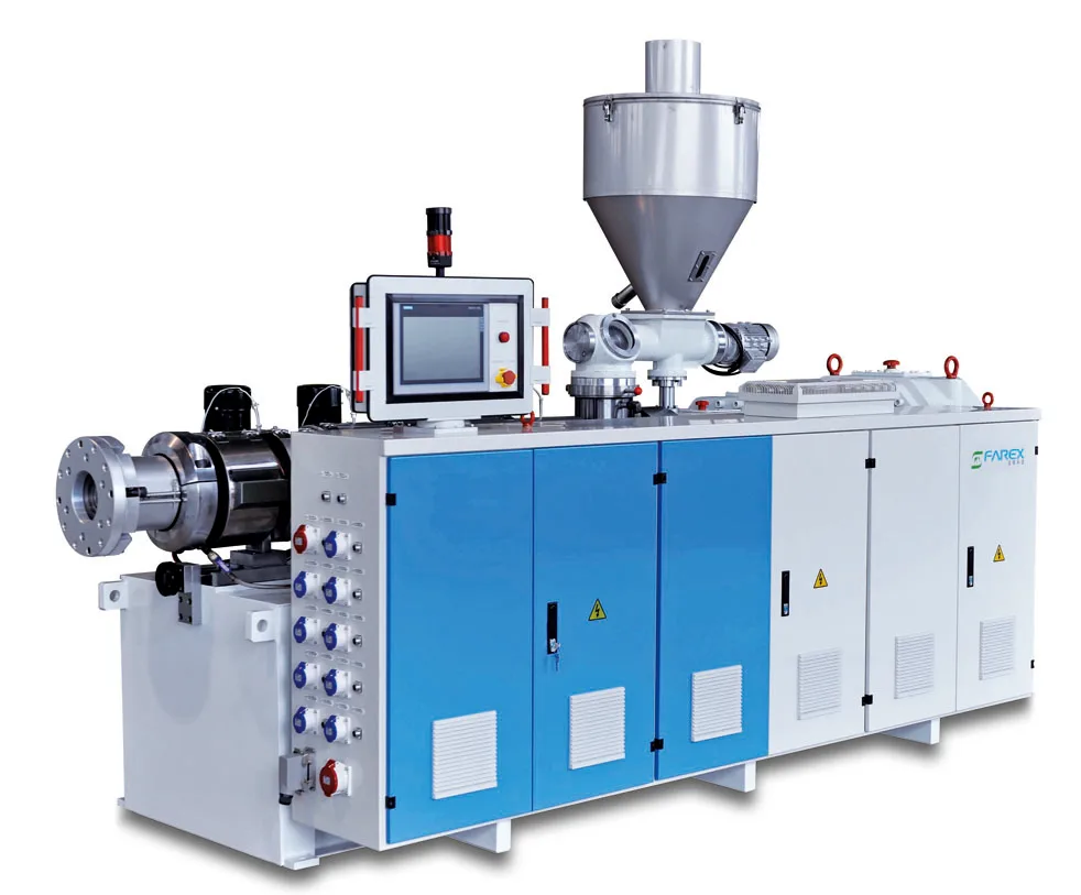 Двойной винт в экструзионной машине