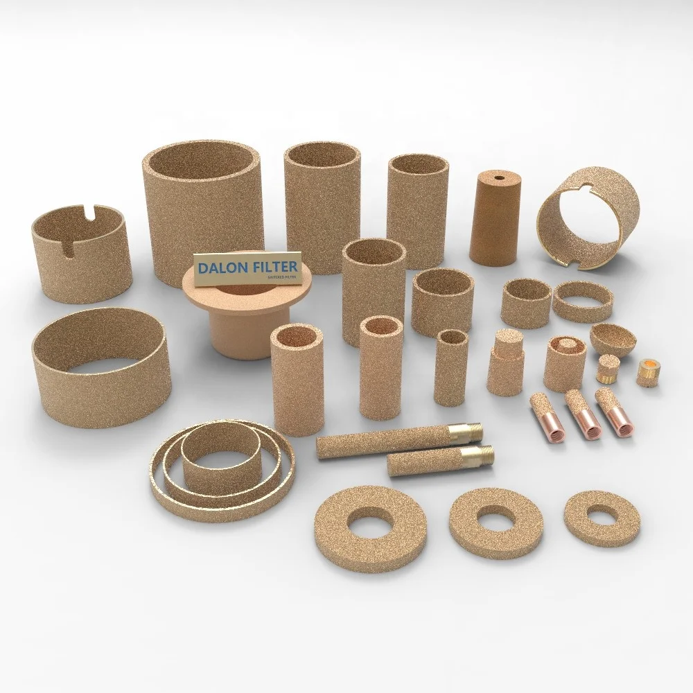 Industrial Disk Sintered Bronze Cylinder Water Filter