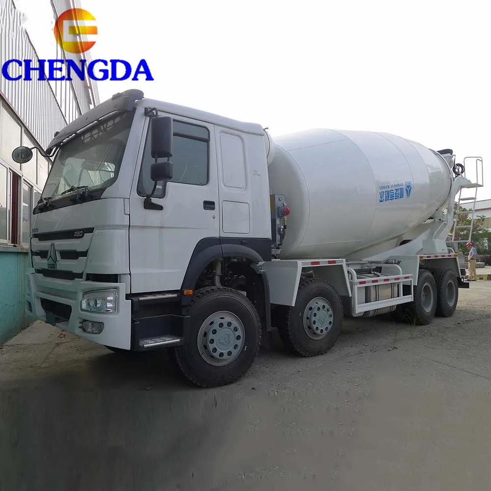 Used 8x4 Driving Wheel Concrete Mixer Truck For Sale