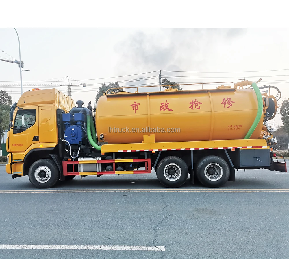 New Suction Sewerage Septic Tank Sewer Cleaning Vacuum Sewage Suction Truck Hot Sale From Original Factory