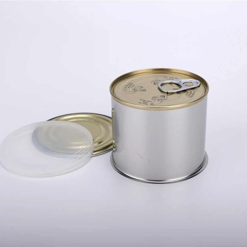 Wholesale customizable metal round packaging fresh keeping tiny container jars for food