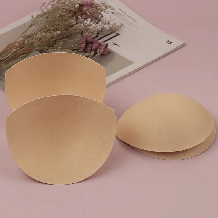 JINHONG JHL445 Latex Massage Semi-circular Cup Bra Pad Yoga Wear Dance Wear Replacement Pad Sports Bra Insert