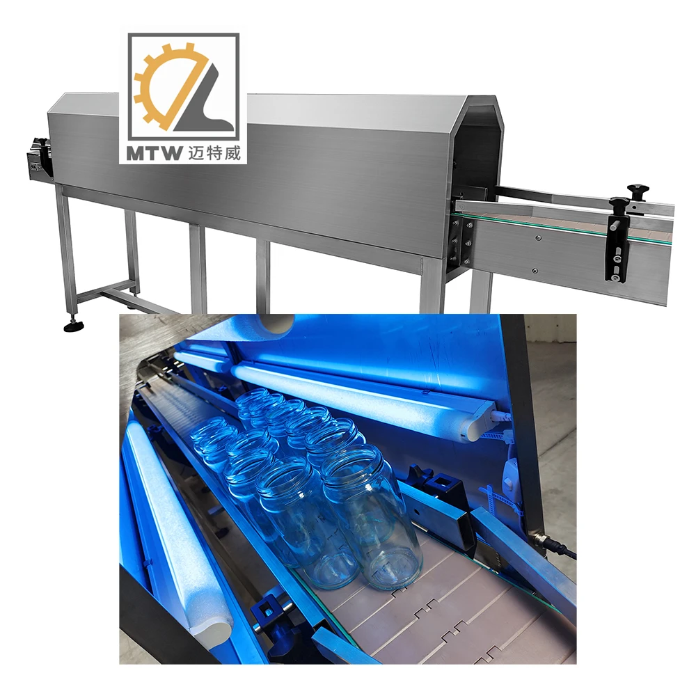MTW high efficiency automatic bottle sterilizing machine Uv Sterilizer Tunnel