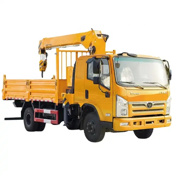 More Than 10 Years Production Experience Cargo Truck 10tons Straight Mounted Crane Truck