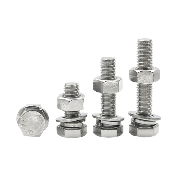 OEM 8.8/10.9/12.9 Grade Hex Bolts and Nuts M6-M36 M10 DIN933 934