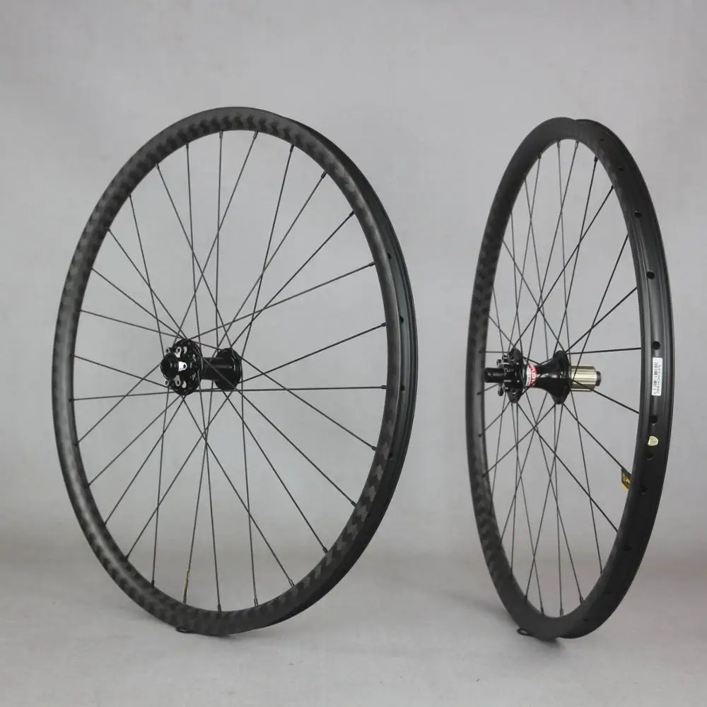  1630g 29er MTB XC 30 мм карбоновые повышающие колеса Глубокий клинчерный бескамерный столб 1420 спицы Novatec D791SB-B15/D462SB-B12