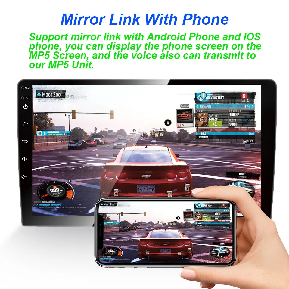 Touch Screen Universal Multimedia 2 Din 10 Inch Audio Stereo Android 11 Car Radio