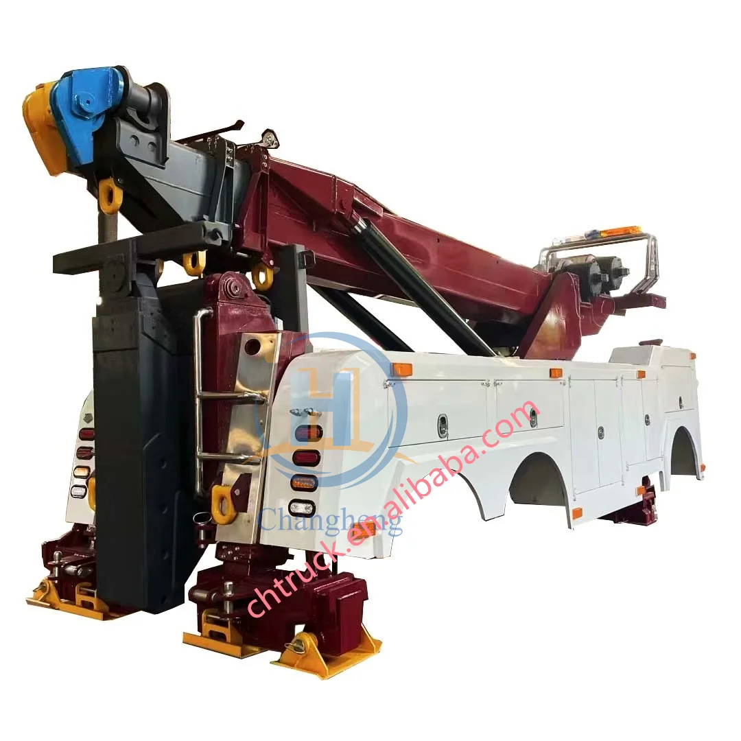 Быстрая установка 30 тонн 40 50 60 сверхмощный подъем кузов эвакуатора 360 градусов вращающий кран буксировочное верхнее оборудование