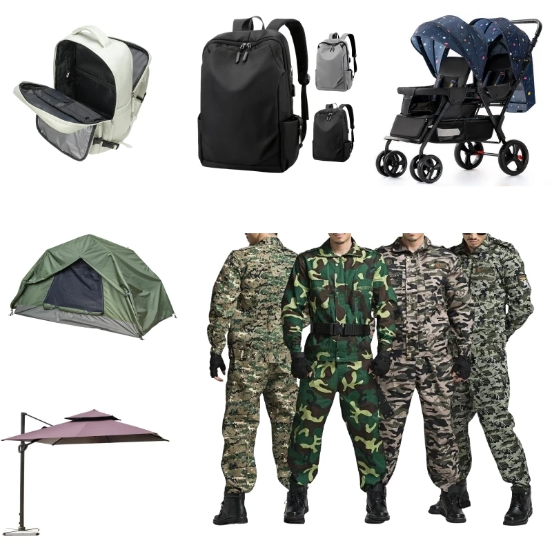 Hot Sale Outdoor Wear Resistant Polyester Oxford Luggage Bag Fabric Photography Fishing 300D Oxford Fabric
