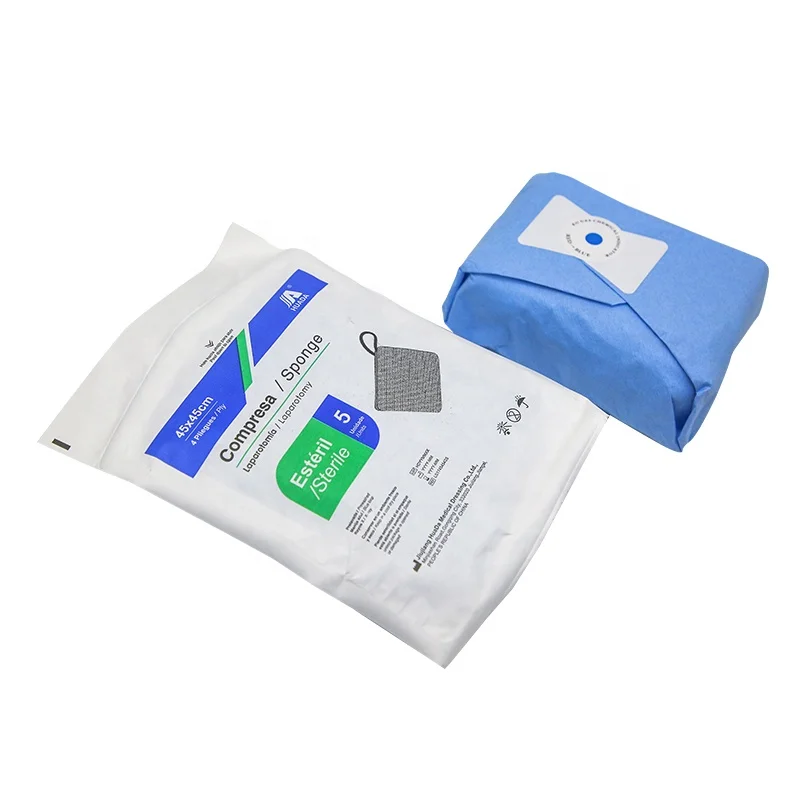 High Quality hospital lap sponge gasas gauze sponge sterile or non sterile